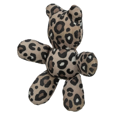 Trixie Beer Pluche Panterprint Met Kattenkruid / Catnip Assorti kattenspeelgoed 12 cm