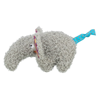 Trixie Olifant Pluche Met Kattenkruid / Catnip Grijs kattenspeelgoed 15 cm