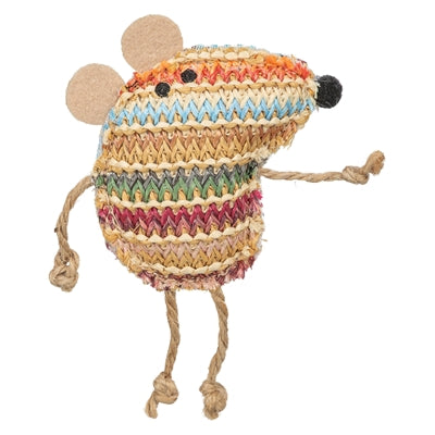 TRIXIE MUIS KATTENKRUID / CATNIP GEMELEERDE KLEUREN 14 CM