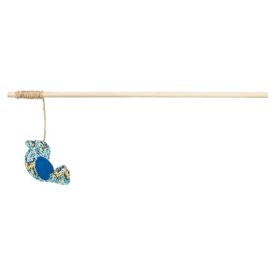 TRIXIE KATTENHENGEL VOGEL HOUT / PLUCHE MET KATTENKRUID / CATNIP 40 CM