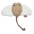 TRIXIE ROG STOF / PLUCHE MET KATTENKRUID / CATNIP WIT / BEIGE 15 CM