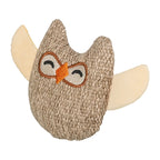 Trixie Uil Stof / Pluche Met Kattenkruid / Catnip Beige kattenspeelgoed 8 cm