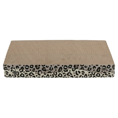 TRIXIE KRABPLANK LEO KARTON PANTERPRINT MET KATTENKRUID / CATNIP 44X25X6 CM 2 ST