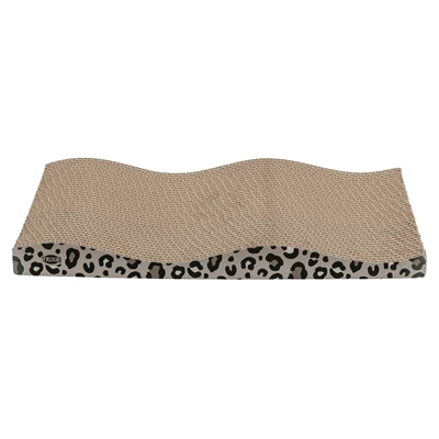 Trixie Krabplank Leo Karton Panterprint Met Kattenkruid / Catnip krabpaal 44x25x6 cm 2 st