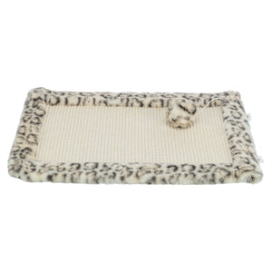 Trixie Krabmat Leo Panterprint Creme krabpaal 55x35 cm