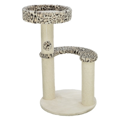 TRIXIE KRABPAAL LEO PANTERPRINT ROND CREME 42X42X82 CM