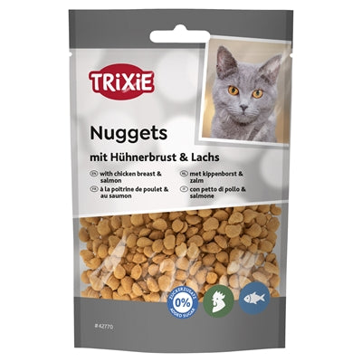 TRIXIE NUGGETS MET KIPPENBORST EN ZALM 50 GR