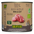 BIOFOOD ORGANIC KAT 100% RUND BLIK 12X200 GR