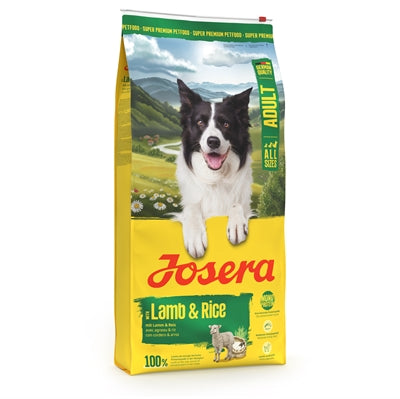 Josera All Sizes Adult Lamb / Rice hondenvoer droogvoer