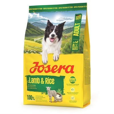 Josera All Sizes Adult Lamb / Rice hondenvoer droogvoer