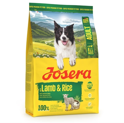 Josera All Sizes Adult Lamb / Rice hondenvoer droogvoer