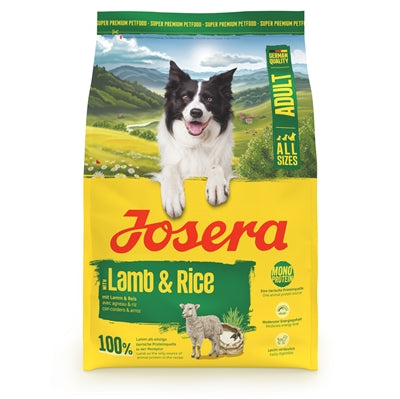 Josera All Sizes Adult Lamb / Rice hondenvoer droogvoer