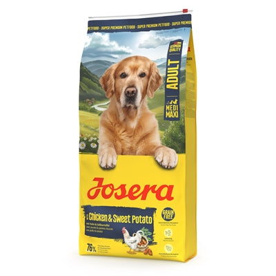 Josera Medium Maxi Adult Chicken / Sweet Potato hondenvoer droogvoer 12,5 kg