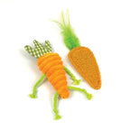 Happy Pet Tabby Patch Wortels Met Catnip kattenspeelgoed 14 cm en 20 cm