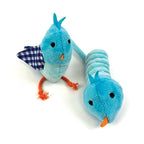 Happy Pet Tabby Patch Vogel Blauw kattenspeelgoed 11 cm en 9 cm