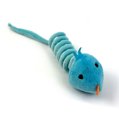 Happy Pet Tabby Patch Vogel Blauw kattenspeelgoed 11 cm en 9 cm