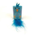 HAPPY PET TABBY PATCH VOGEL RATEL EN ROLLER BLAUW 18X7X7 CM