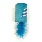 Happy Pet Tabby Patch Vogel Ratel en Roller Blauw kattenspeelgoed 18x7X7 cm