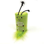 Happy Pet Tabby Patch Rups Ratel en Roller Groen kattenspeelgoed 18x7X7 cm
