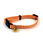 Happy Pet Tabby Patch Halsband Kat Ruit Oranje kattenspeelgoed 18-30x1 cm