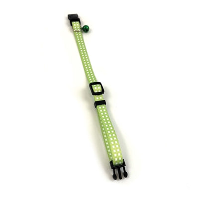HAPPY PET TABBY PATCH HALSBAND KAT RUIT GROEN 18-30X1 CM