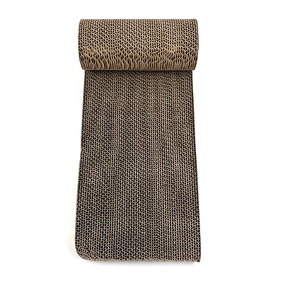 Happy Pet Tabby Patch Krabmat Chaise Lounge Karton kattenspeelgoed 46x22x14 cm
