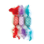 Happy Pet Tabby Patch Crinkle Snoepje Assorti kattenspeelgoed 19x2,5x2,5 cm