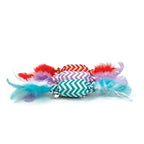Happy Pet Tabby Patch Crinkle Snoepje Assorti kattenspeelgoed 19x2,5x2,5 cm