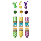 Happy Pet Tabby Patch Roller Karton Assorti kattenspeelgoed 45,5x9,5x5,5 cm