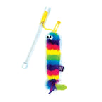 Happy Pet Tabby Patch Kattenhengel Regenboog Assorti kattenspeelgoed 28x5X2 cm