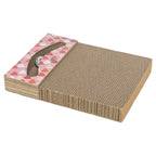 Trixie Krabplank Hartjes Met Ballen Rechthoekig Karton Zalm krabpaal 38x30x5 cm