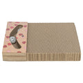 TRIXIE KRABPLANK HARTJES MET BALLEN RECHTHOEKIG KARTON ABRIKOOS 38X30X5 CM