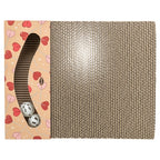 Trixie Krabplank Hartjes Met Ballen Rechthoekig Karton Abrikoos krabpaal 38x30x5 cm