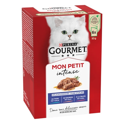 Gourmet Mon Petit Vis kattenvoer natvoer 6x50 gr