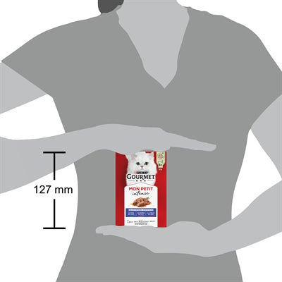 Gourmet Mon Petit Vis kattenvoer natvoer 6x50 gr