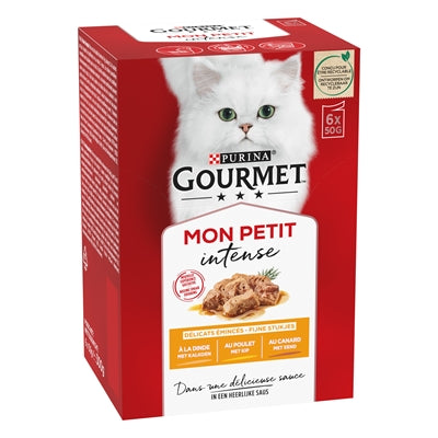 Gourmet Mon Petit Gevogelte kattenvoer natvoer 6x50 gr