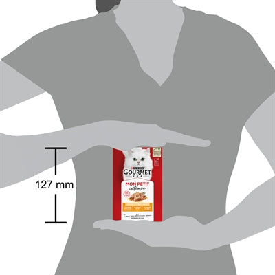 Gourmet Mon Petit Gevogelte kattenvoer natvoer 6x50 gr