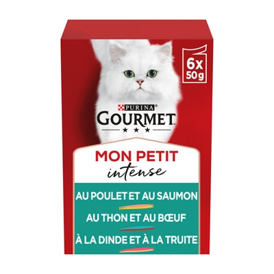 GOURMET MON PETIT DUO VLEES / VIS 6X50 GR