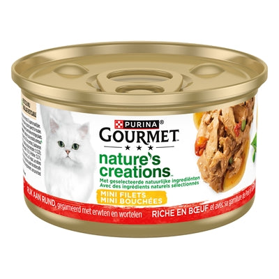 Gourmet Natures Creations Filet Rund kattenvoer natvoer 24x85 gr