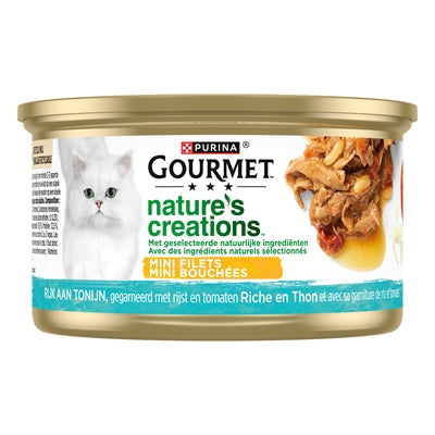 Gourmet Natures Creations Filet Tonijn kattenvoer natvoer 24x85 gr