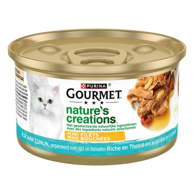 Gourmet Natures Creations Filet Tonijn kattenvoer natvoer 24x85 gr