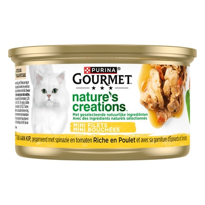 Gourmet Natures Creations Filet Kip kattenvoer natvoer 24x85 gr