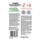 Gourmet Natures Creations Puree Zalm kattensnacks zacht 11x5X10 gr