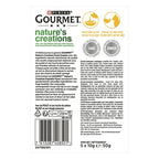 Gourmet Natures Creations Puree Kip kattensnacks zacht 11x5X10 gr