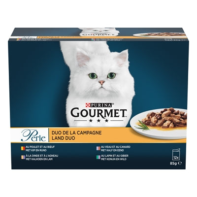 GOURMET PERLE DUO VLEES 12X85 GR