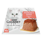 Gourmet Revelations Mousse Met Zalm kattenvoer natvoer 4x57 gr