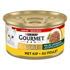 Gourmet Gold Malse Lekkernijen Kip kattenvoer natvoer 24x85 gr