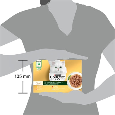 Gourmet Gold Malse Lekkernijen Multipack kattenvoer natvoer 12x85 gr