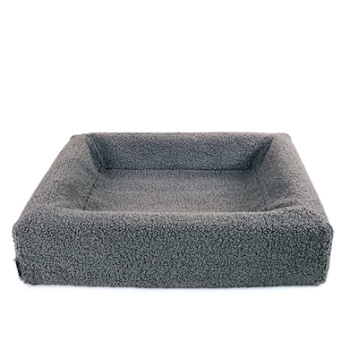 BIA BED PREMIUM HOES TEDDY GRIJS 70X60X15 CM