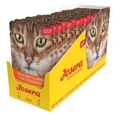 JOSERA KIPPENSOEP WORTEL & SPINAZIE 70 GR